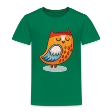 Lade das Bild in den Galerie-Viewer, Kinder Premium T-Shirt - Eule - Kelly Green