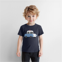 Lade das Bild in den Galerie-Viewer, Kinder Premium T-Shirt - Polizei - Jeansblau