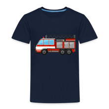 Lade das Bild in den Galerie-Viewer, Kinder Premium T-Shirt - Feuerwehr - Navy
