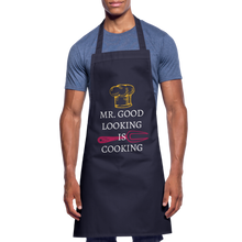 Lade das Bild in den Galerie-Viewer, Kochschürze - Mr. Good Looking is Cooking - Navy