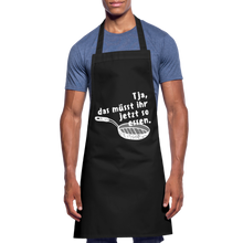Lade das Bild in den Galerie-Viewer, Kochschürze für Männer - Schwarz