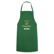 Lade das Bild in den Galerie-Viewer, Kochschürze Chefköchin mit Namen - Grün
