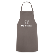 Lade das Bild in den Galerie-Viewer, Kochschürze Chef de cuisine - Grau
