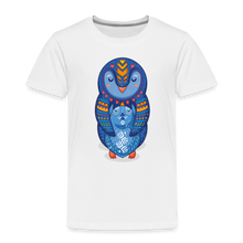Lade das Bild in den Galerie-Viewer, Kinder Premium T-Shirt - Pinguin Mama mit Baby - Weiß
