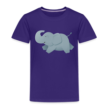 Lade das Bild in den Galerie-Viewer, Kinder Premium T-Shirt - glücklicher Elefant - Lila