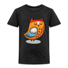 Lade das Bild in den Galerie-Viewer, Kinder Premium T-Shirt - Eule - Anthrazit