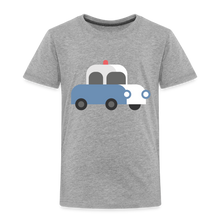 Lade das Bild in den Galerie-Viewer, Kinder Premium T-Shirt - Polizei - Grau meliert