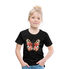 Lade das Bild in den Galerie-Viewer, Kinder Premium T-Shirt - Schmetterling - Schwarz