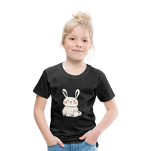 Lade das Bild in den Galerie-Viewer, Kinder Premium T-Shirt - Hase - Anthrazit