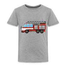 Lade das Bild in den Galerie-Viewer, Kinder Premium T-Shirt - Feuerwehr - Grau meliert