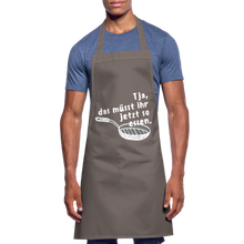 Lade das Bild in den Galerie-Viewer, Kochschürze für Männer - Grau