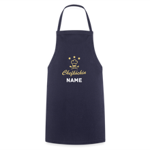Lade das Bild in den Galerie-Viewer, Kochschürze Chefköchin mit Namen - Navy