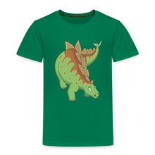 Lade das Bild in den Galerie-Viewer, Kinder Premium T-Shirt - Dinosaurier Stegosaurus - Kelly Green