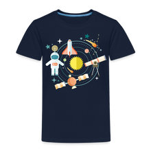 Lade das Bild in den Galerie-Viewer, Kinder Premium T-Shirt - Raumfahrt und Weltall - Navy