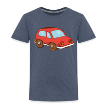 Lade das Bild in den Galerie-Viewer, Kinder Premium T-Shirt - Auto - Blau meliert