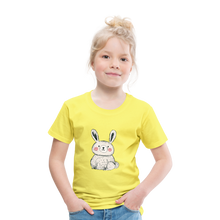 Lade das Bild in den Galerie-Viewer, Kinder Premium T-Shirt - Hase - Gelb
