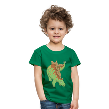 Lade das Bild in den Galerie-Viewer, Kinder Premium T-Shirt - Dinosaurier Stegosaurus - Kelly Green