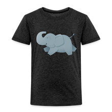 Lade das Bild in den Galerie-Viewer, Kinder Premium T-Shirt - glücklicher Elefant - Anthrazit