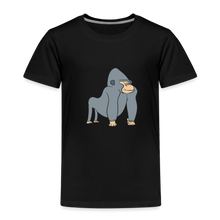 Lade das Bild in den Galerie-Viewer, Kinder Premium T-Shirt mit Gorilla - Schwarz