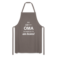 Lade das Bild in den Galerie-Viewer, Kochschürze für Frauen - bei OMA schmeckt's am besten! - Grau