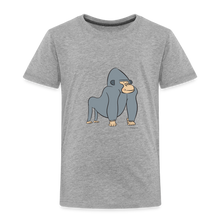 Lade das Bild in den Galerie-Viewer, Kinder Premium T-Shirt mit Gorilla - Grau meliert