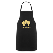 Lade das Bild in den Galerie-Viewer, Kochschürze Chefköchin - Schwarz