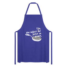 Lade das Bild in den Galerie-Viewer, Kochschürze für Frauen - Royalblau