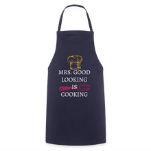 Lade das Bild in den Galerie-Viewer, Kochschürze - Mrs. Good Looking is Cooking - Navy