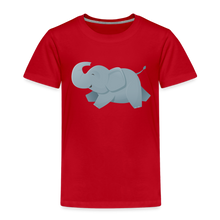 Lade das Bild in den Galerie-Viewer, Kinder Premium T-Shirt - glücklicher Elefant - Rot