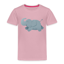 Lade das Bild in den Galerie-Viewer, Kinder Premium T-Shirt - glücklicher Elefant - Hellrosa
