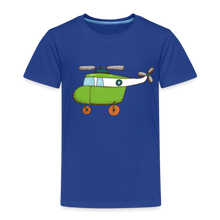 Lade das Bild in den Galerie-Viewer, Kinder Premium T-Shirt - Hubschrauber - Königsblau