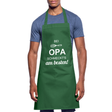 Lade das Bild in den Galerie-Viewer, Kochschürze für Männer - bei OPA schmeckt's am besten! - Grün