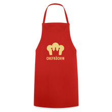 Lade das Bild in den Galerie-Viewer, Kochschürze Chefköchin - Rot