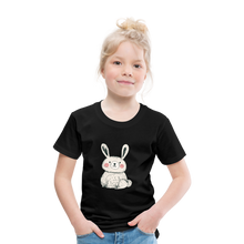 Lade das Bild in den Galerie-Viewer, Kinder Premium T-Shirt - Hase - Schwarz