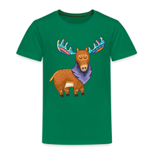 Lade das Bild in den Galerie-Viewer, Kinder Premium T-Shirt - Elch - Kelly Green