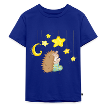 Lade das Bild in den Galerie-Viewer, Kinder Premium T-Shirt - Igel mit Sternen - Royalblau