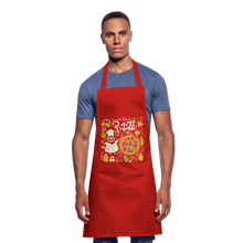 Lade das Bild in den Galerie-Viewer, Küchenschürze für Männer - Pizza - Rot