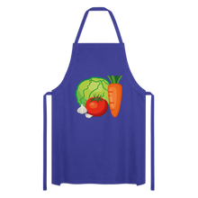 Lade das Bild in den Galerie-Viewer, Kochschürze mit Gemüse - Royalblau
