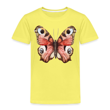 Lade das Bild in den Galerie-Viewer, Kinder Premium T-Shirt - Schmetterling - Gelb