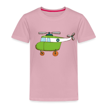 Lade das Bild in den Galerie-Viewer, Kinder Premium T-Shirt - Hubschrauber - Hellrosa