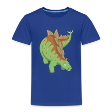Lade das Bild in den Galerie-Viewer, Kinder Premium T-Shirt - Dinosaurier Stegosaurus - Königsblau
