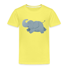 Lade das Bild in den Galerie-Viewer, Kinder Premium T-Shirt - glücklicher Elefant - Gelb