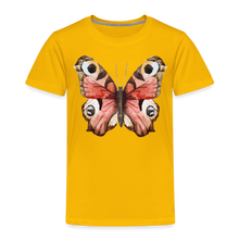 Lade das Bild in den Galerie-Viewer, Kinder Premium T-Shirt - Schmetterling - Sonnengelb