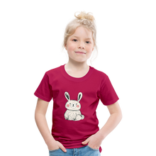 Lade das Bild in den Galerie-Viewer, Kinder Premium T-Shirt - Hase - dunkles Pink