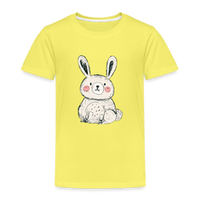 Lade das Bild in den Galerie-Viewer, Kinder Premium T-Shirt - Hase - Gelb