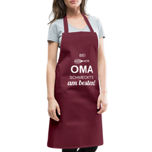 Lade das Bild in den Galerie-Viewer, Kochschürze für Frauen - bei OMA schmeckt's am besten! - Bordeaux
