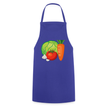 Lade das Bild in den Galerie-Viewer, Kochschürze mit Gemüse - Royalblau