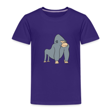 Lade das Bild in den Galerie-Viewer, Kinder Premium T-Shirt mit Gorilla - Lila