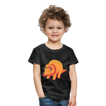 Lade das Bild in den Galerie-Viewer, Kinder Premium T-Shirt - Dino Triceratops - Anthrazit