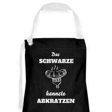Lade das Bild in den Galerie-Viewer, Grillschürze - Das Schwarze kannste abkratzen
